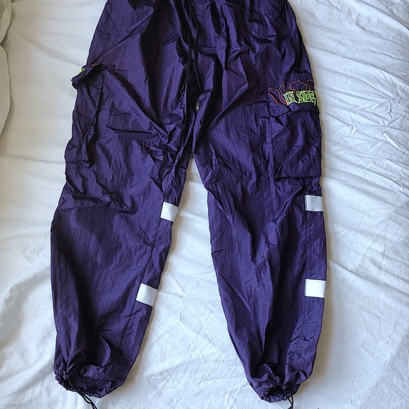 Intl Collection reflective purple joggers - Picture 2 of 3